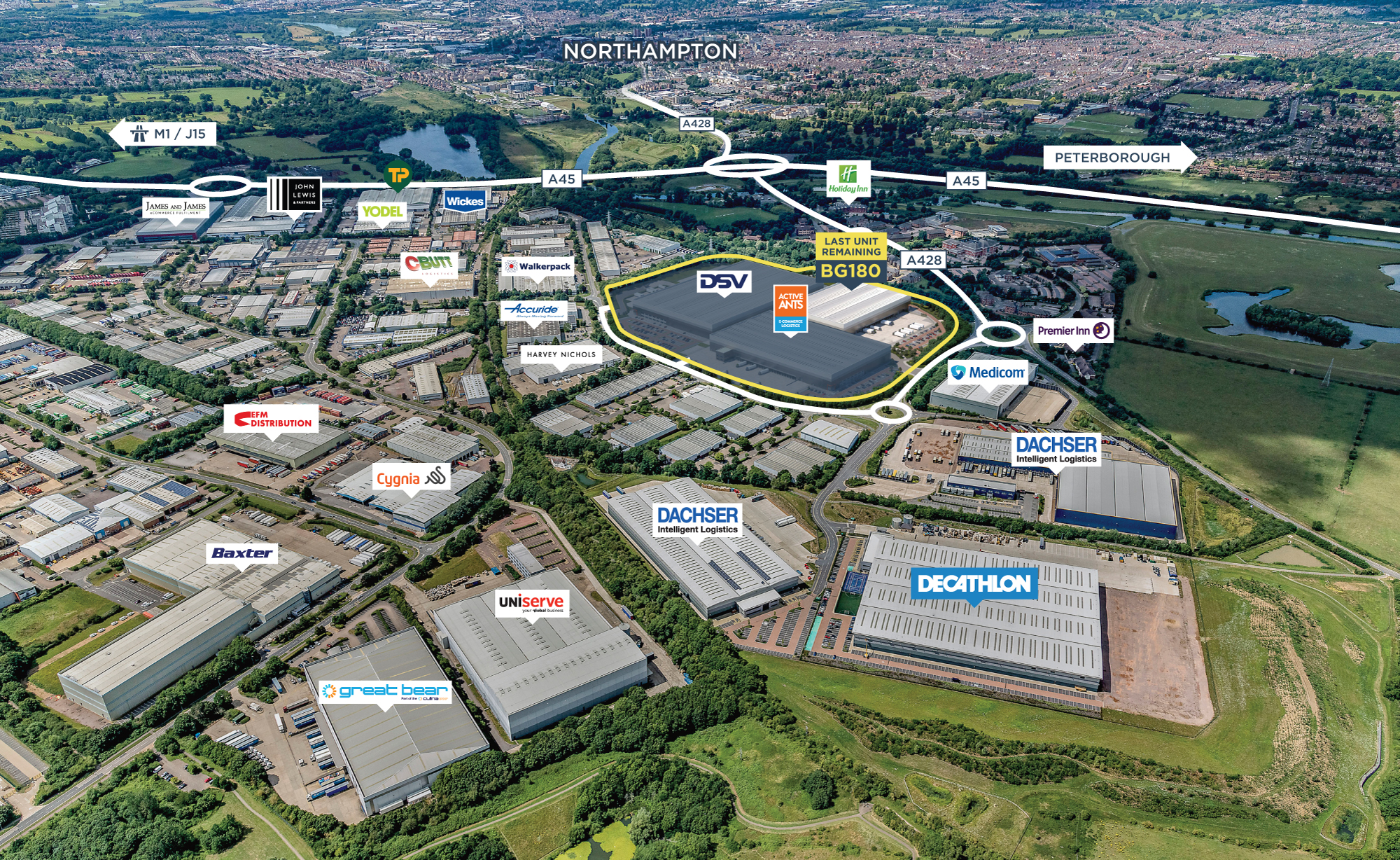 Brackmills Gateway Aerial Oct 2022